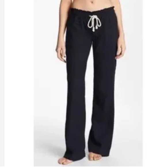 Roxy Oceanside Linen Pants • Women’s XS • Breezy Flared Beach-Chic - Picture 1 of 8